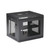 StarTech 4-Post 9U Wall Mount Network Cabinet with 1U Shelf, 19" Wall-Mounted Server Rack for Data / AV / Electronics / Computer Equipment, Small Vented Rack Enclosure