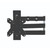 B-Tech BT7513/B Double Arm Flat Screen Wall Mount