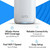 Netgear Orbi 770 BE11000 Wireless Tri-Band 1-Piece Mesh Wi-Fi System