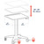 Ergotron LearnFit 16" Travel Adjustable Standing Desk
