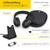 Jabra Evolve2 65 MS Stereo Office Headset, Link 380 USB-C Wireless Adapter, Charging Stand (Black)