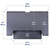 Ergotron WorkFit-TL, Sit-Stand Desktop Workstation, Sit-Stand Desk Converter - Large Surface (Black with Grey Surface)