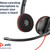 Poly Plantronics Blackwire 3225 Stereo Office Headset, USB-C, 3.5mm