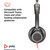Poly Plantronics Blackwire 7225 Boomless Active Noise Cancelling USB-C Office Headset (Black)