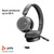 Poly Voyager 4220 UC Stereo Wireless Headset, 2 Way Base, Microsoft Teams, USB-C