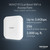 Netgear Essentials WiFi 6 AX3600 Dual Band Wall/Ceiling Mount, PoE Powered, Local Management Netgear Essentials WiFi 6 AX3600 Dual Band Wall/Ceiling Mount, PoE Powered, Local Management