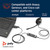Poly Plantronics EncorePro 515 USB Mono Headset, USB-A, USB-C