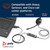 Poly Plantronics EncorePro 545 USB Convertible Headset, USB-A, USB-C Poly Plantronics EncorePro 545 USB Convertible Headset, USB-A, USB-C