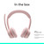 Logitech Zone 300, Wireless Bluetooth Headset (Rose)
