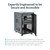 StarTech 4-Post 18U Server Rack Cabinet, Lockable 19" Data Rack Cabinet for Computer / AV / IT Equipment, Office / Home Network Rack with Casters & Adjustable Mounting Rails