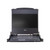 ATEN 17" 8-Port PS/2-USB VGA Single Rail LCD KVM Switch with Fingerprint Reader