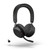 Jabra Evolve2 75 MS Stereo ANC Headset, With Link 380 Wireless Dongle, USB-C (Black)