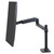 Ergotron LX Desk Monitor Arm, Tall Pole With 2-Piece Clamp & Grommet Mount (Matte Black)