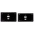 Kramer WP-789R EU PANEL SET Black Frame and Faceplate Set for WP–789R Wall Plate