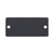 Kramer W-BLANK Wall Plate Insert — Blank Slot Cover Plate (Black)