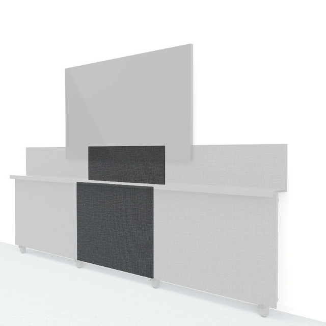 Heckler Framework Short Inner Panel & Backsplash Steamship (Maharam Wrapped)