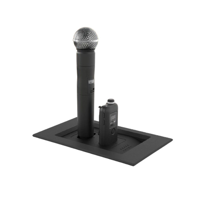 Heckler Console Insert for Shure MXWNCS2 - Black PLA+
