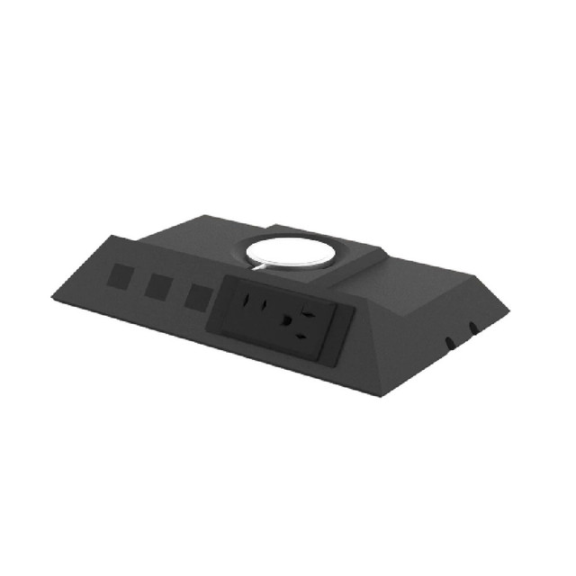 Heckler Console Insert for IO Courtesy with  Keystone & Extron AAP Module