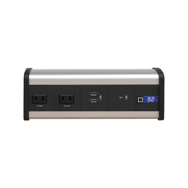 Kramer MEGAEDGE-US Portable Table Mount Power Station with 120V AC Output