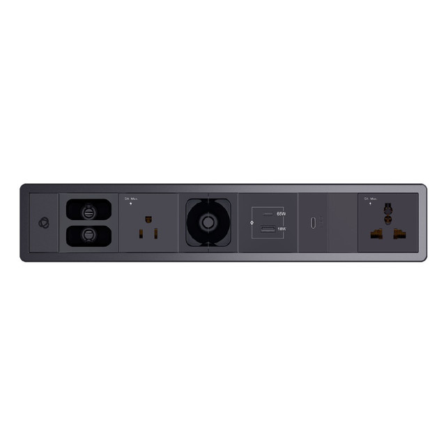 Kramer T-IN6-REC1 Baseline, In–Table Elegant Tabletop Connectivity for 6 Modules (Black)