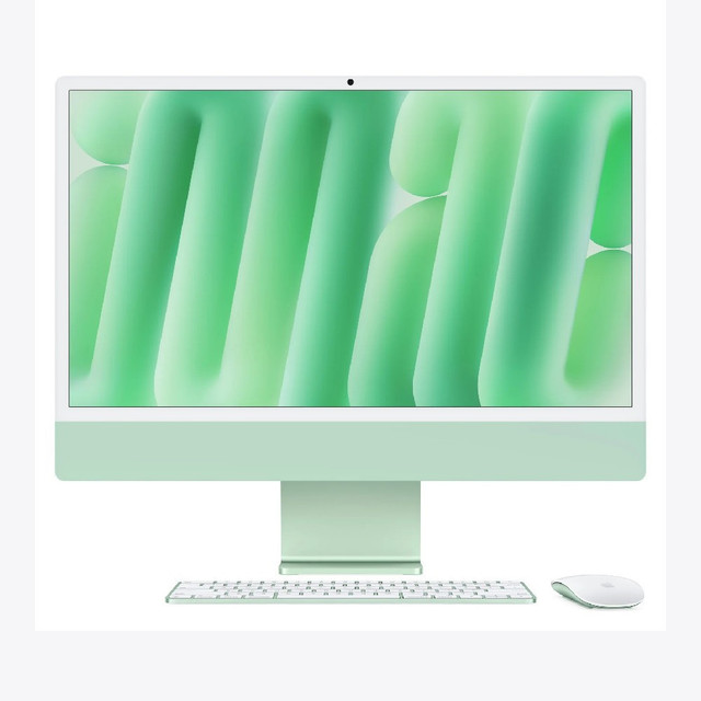 Apple 24" iMac with Retina 4.5K Display M4 Chip | 10‑Core CPU | 10‑Core GPU | 16GB RAM | 512GB SSD | (Green)