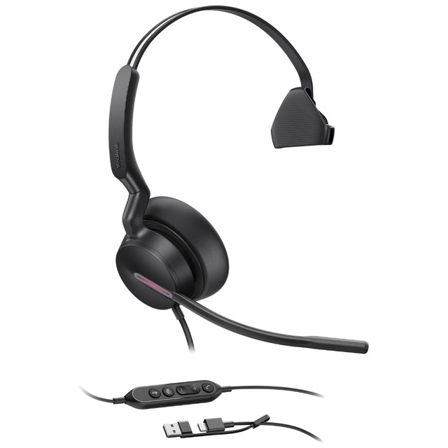 Yealink UH46 Mono MS Teams, Wired USB Headset, USB-C/A