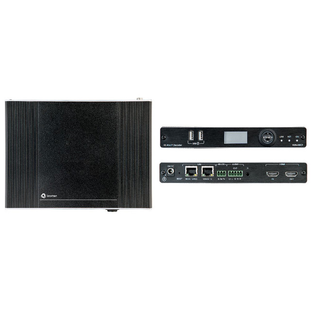 Kramer KDS-DEC7 High–Performance, Highly–Scalable, Decoder for 4K Over 1G Network (KDS–7)