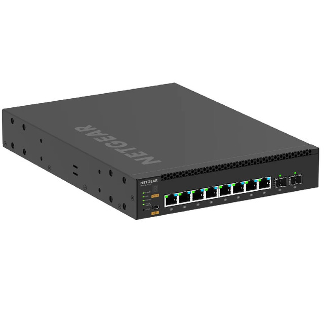 Netgear M4350 8x2.5G PoE++ (119W base, up to 551W) and 2x25G SFP28 Managed Switch MSM4310