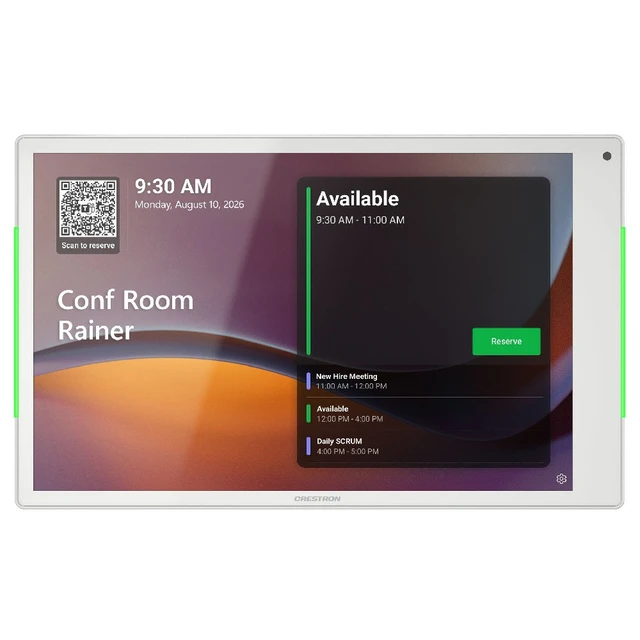 Crestron  10.1" Room Scheduling Touch Screen (White)