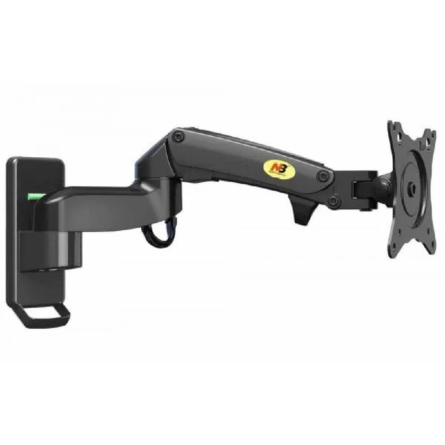 North Bayou F150 Gas-Strut Monitor Wall Mount for 17"-35" Monitor