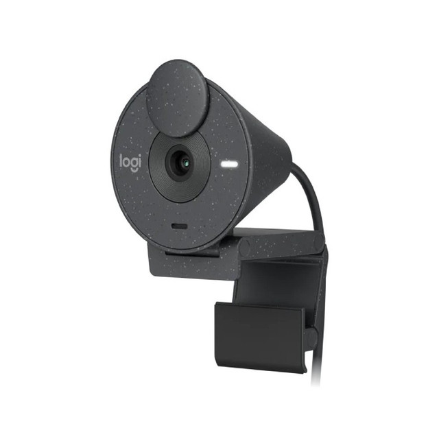 Logitech Brio 300 Full HD 1080P Webcam, USB-C (Graphite)