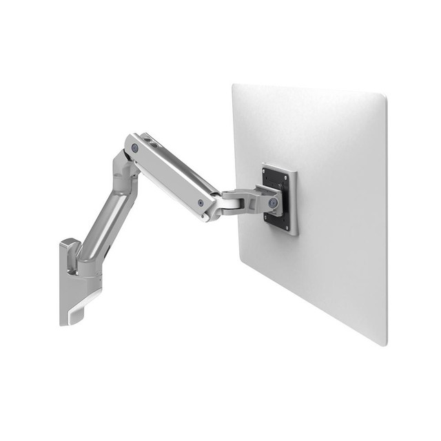 Ergotron HX Wall Monitor Arm Heavy Monitor Mount (Polished Aluminum)