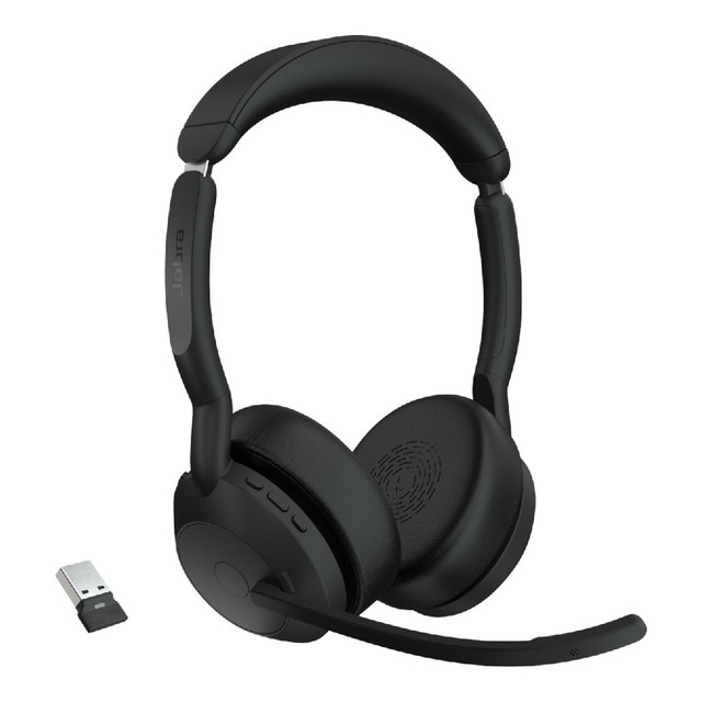 Jabra Evolve2 55 UC Stereo ANC, Wireless Bluetooth Headset, USB-A