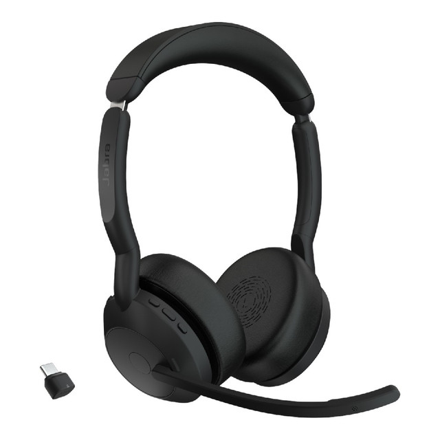 Jabra Evolve2 55 UC Stereo ANC, Wireless Bluetooth Headset, USB-C