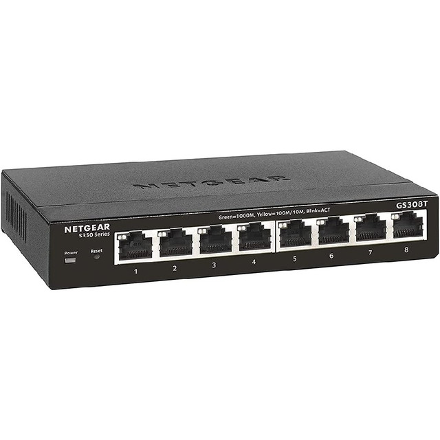 Netgear 8-Port Gigabit Ethernet Smart Managed Pro Switch