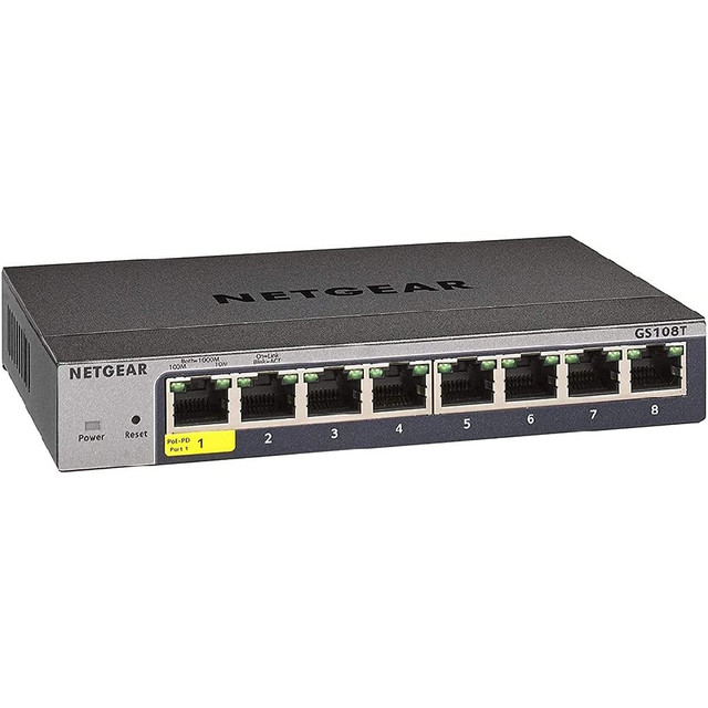 Netgear 8-Port Gigabit Ethernet Smart Switch with Cloud Management