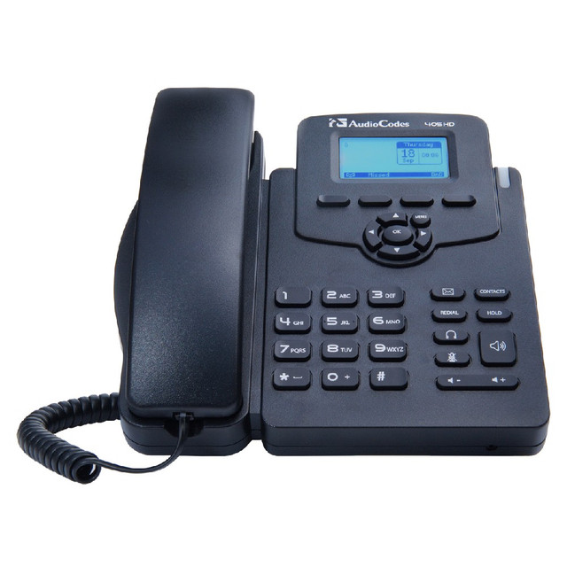 Audiocodes 405HD IP-Phone PoE GbE (Black)