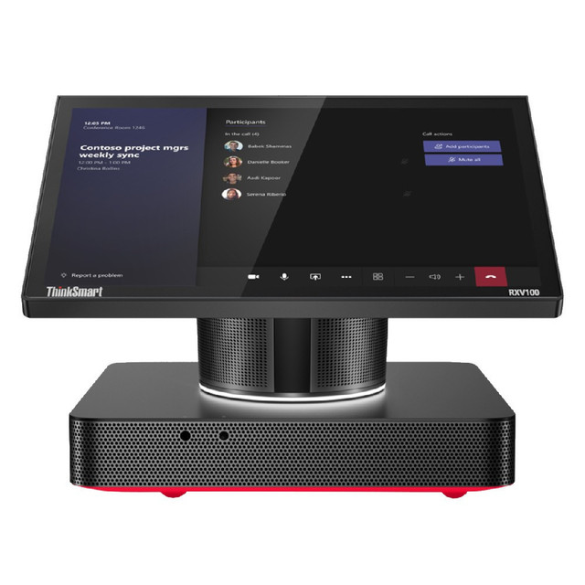 Audiocodes RXV100Hub for Microsoft Teams Room Bundle 42 with RXVCAM50-L Camera and RX40 Audio Peripheral