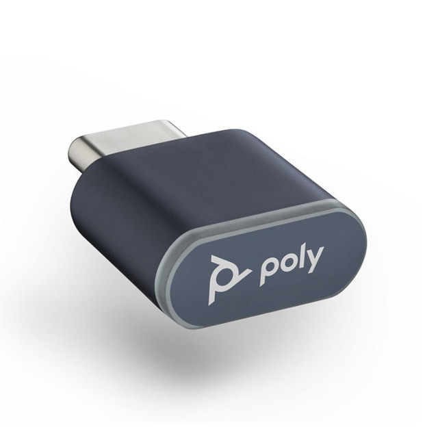 Poly Plantronics BT700 Replacement Wireless Bluetooth Adapter For Poly Headsets & Speakerphones, USB-C