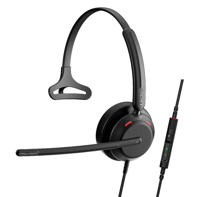 EPOS Sennheiser Impact 730 UC, Mono Wired USB-C Headset with USB-A Adaptor