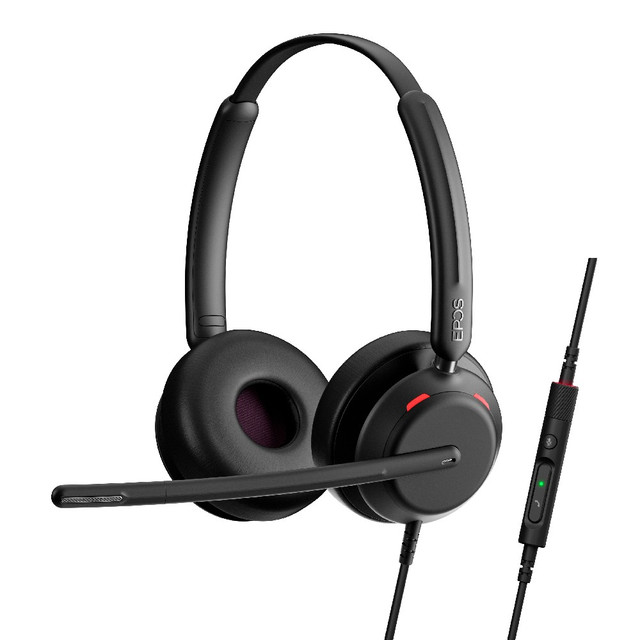 EPOS Sennheiser Impact 760 UC, Stereo Wired USB-C Headset with USB-A Adaptor