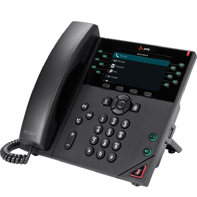 Poly VVX 450 12-Line Desktop Business IP Phone With HD Voice