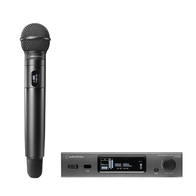 Audio-Technica ATW-3212N/C510 3000 Series Network Wireless Cardioid Handheld Microphone System