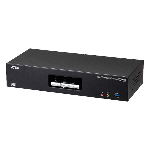 ATEN 2-Port USB 3.0 4K DisplayPort Dual Display KVMP Switch for ATC