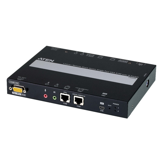 ATEN 1-Local/Remote Shared Access 1-Port VGA KVM Over IP Switch (CN9000)