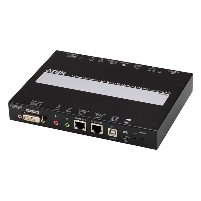 ATEN 1-Local/Remote Share Access 1-Port DVI KVM Over IP Switch