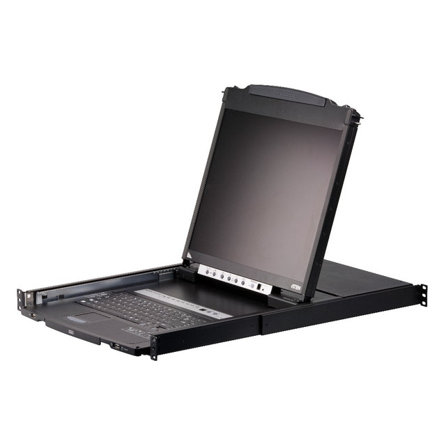 ATEN 19" 8-Port PS/2-USB VGA Dual Rail LCD KVM Switch
