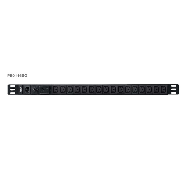 ATEN 0U 10A 16-Port Basic PDU with Surge Protection