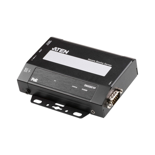 ATEN 1-Port RS-232/422/485 Secure Serial Device Server with PoE