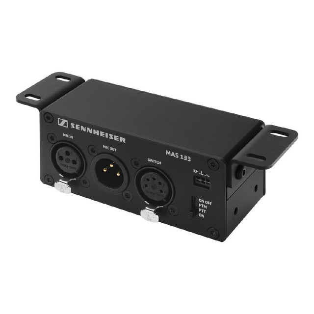 Sennheiser MAS 133 Inline Logic Box with XLR Mic In and Out with Switch